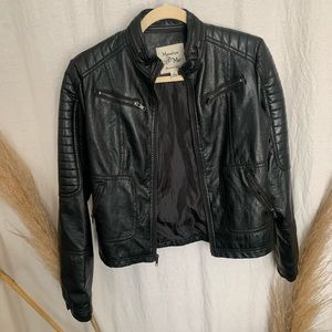 Faux Leather Jacket